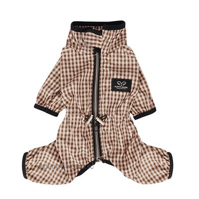 465 PA-OW Дождевик-пыльник для мальчиков (УНИСЕКС), бежевый #33 "MAGAGIO Check Raincoat" (S/M)
