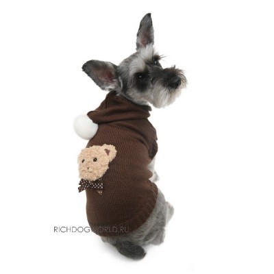 190 PA-SW Свитер для собак, коричневая "Good Friend Sweater"