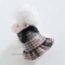 2803 BH Пальто для собак, розовое "Wool Coat"