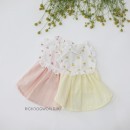 4208 BH Платье для собак (РОЗОВОЕ) "Flower Frill Dress - PINK"