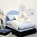 2702 BH Кровать для собак, голубая "Blue Quartz Bed"