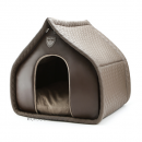 092  PA-BD Домик для собак, коричневый #205 "Puppy Angel Luxury House" (L)
