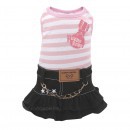 133 PA-DR Платье для собак, в розовую полоску"Stripe Skirt"