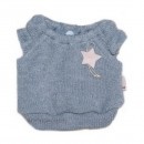 2716 BH Кардиган укороченный (ГОЛУБОЙ) "Knit Cardigan - Baby BLUE"