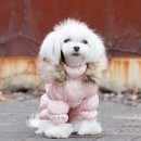 443 PA-OW Комбинезон на гладкой подкладке для собак-девочек, розовый #502 "Puppy Angel ANGELER Only For Girls"