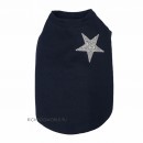 8902 MD Маечка стрейч, темно-синяя "Crystal Star Miioko Sleeveless T-shirt/ NAVY"