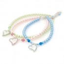 024 PA-JW Ожерелье для собак "Pastel Pearl Heart Necklace" (S, M)