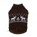 042 PA-SW Свитер для собак, коричневый "Northern Reindeers Sweater"