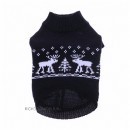 042 PA-SW Свитер для собак, синий "Northern Reindeers Sweater"