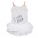 1702 LD Платье 2-йка: футболка + сетчатый сарафанчик "Tres Chic Tulle Dress"