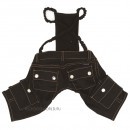 061 PA-OR Штаны для собак, черные "PA stylish Overall Pants"