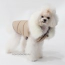 4824 BH Пальто для собак, бежевое "Fur Padding - Beige"