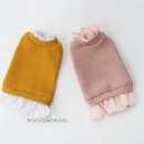 4829 BH    () "Frill Knit Tee - Pink"
