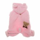 108 PA-OR Свитер-комбинезон для девочки, розовый "Bear Overalls For Girls"