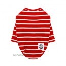 564 PA-TS Свитшот, красный #2325 "Angel Monsters Stripes T-shirt" (От S до 2XL)