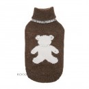 037 PA-SW Свитер для собак, коричневый "Jewelled Bear Sweater"